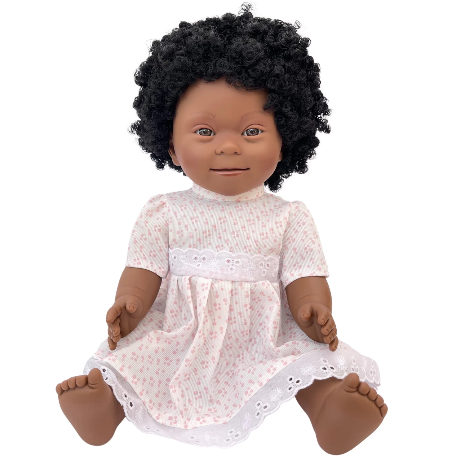 African Girl With Down Syndrome Features - 38cm 3 African Girl With Down Syndrome Features - 38cm