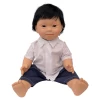 Asian Boy With Down Syndrome Features - 38cm -Baby Products Store BelonilDownSyndromeDollBoyAsian TheSmallFolkCopyright