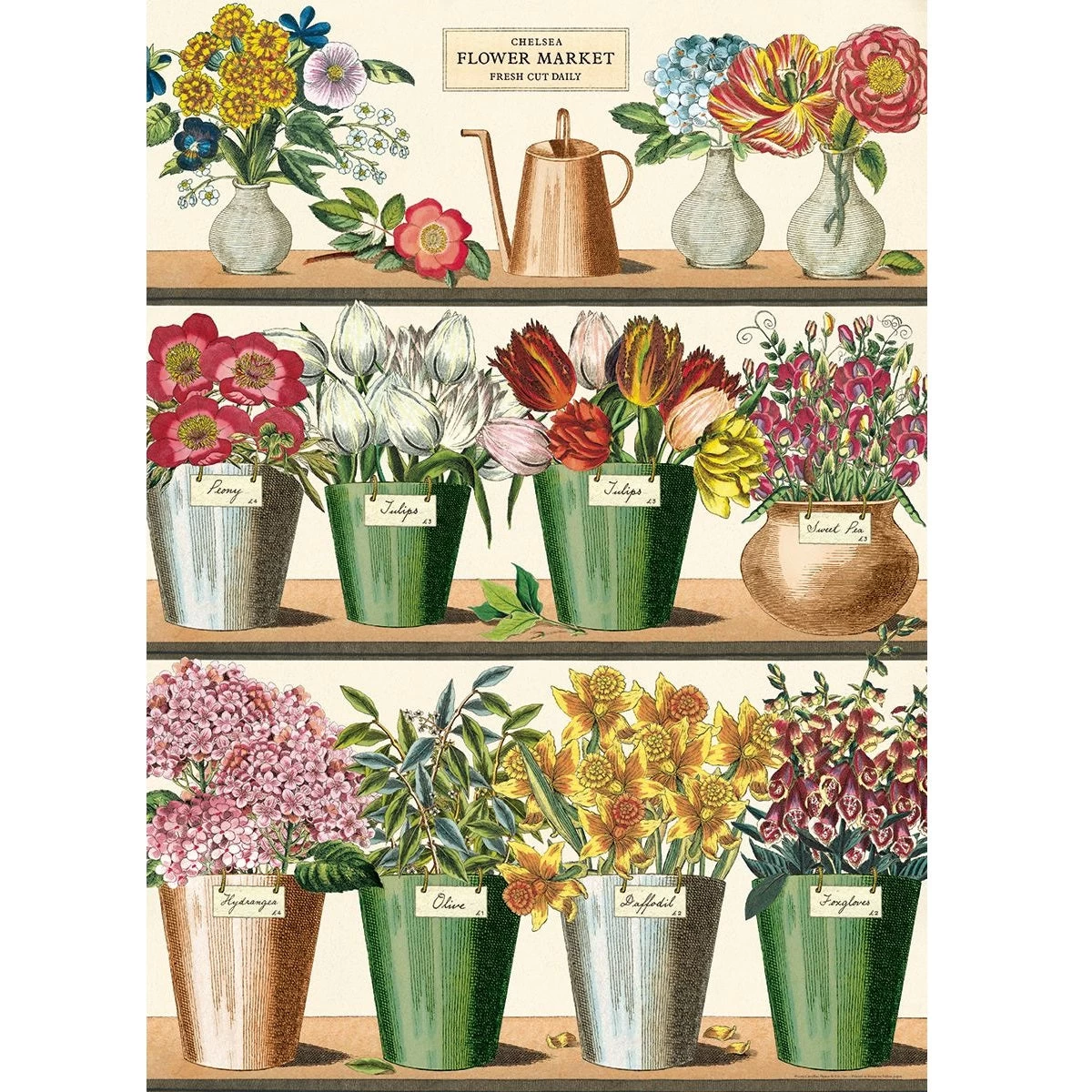 Vintage-style Poster - Flower Market 3 Vintage-style Poster - Flower Market