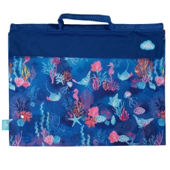 Library/book Bag; Coral Garden