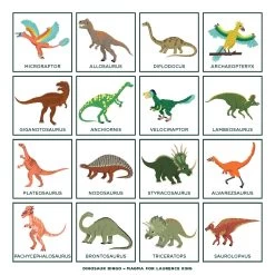 Dinosaur Bingo -Baby Products Store Dinosaur Bingo Game 2 The Small Folk