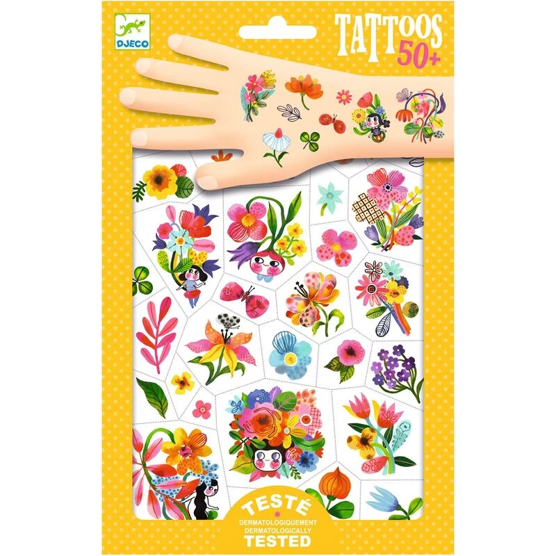 Djeco Aqua Flor Tattoos 4 Djeco Aqua Flor Tattoos - Image 2