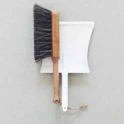 Dustpan And Broom Set - White