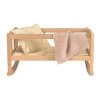Wooden Rocking Cradle With Knitted Blanket -Baby Products Store EgmontWoodenRockingCradle TheSmallFolk