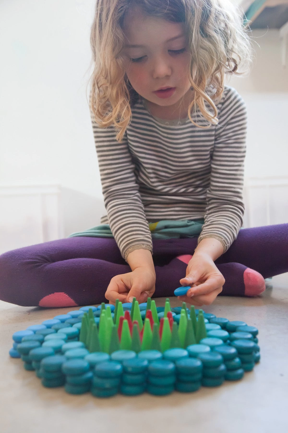 Cones (green) - Mandala Loose Parts 7 Cones (green) - Mandala Loose Parts - Image 5