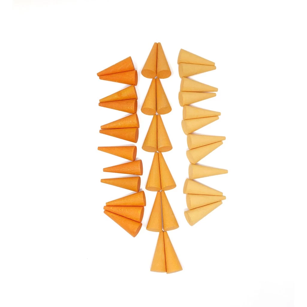 Cones (orange) - Mandala Loose Parts - Image 3