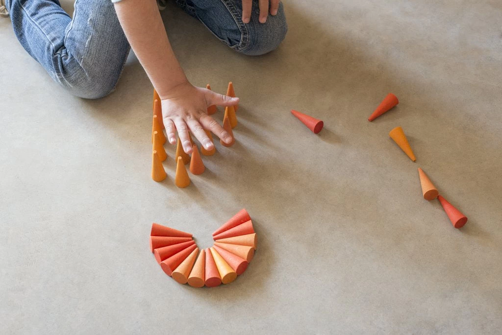 Cones (orange) - Mandala Loose Parts - Image 6