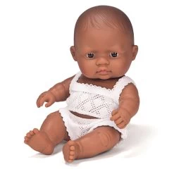 Miniland Latin American Baby Doll - 21cm