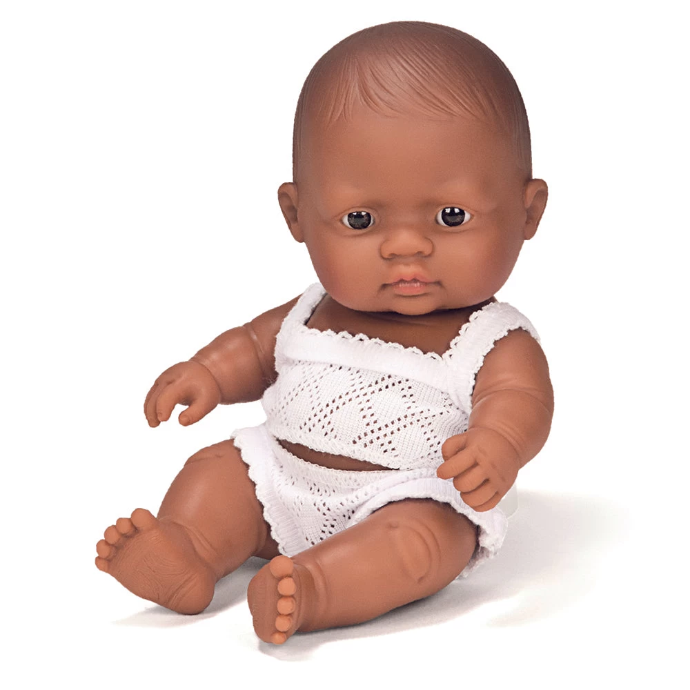Miniland Latin American Baby Doll - 21cm 3 Miniland Latin American Baby Doll - 21cm