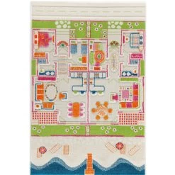 Beach House Play Rug; Medium