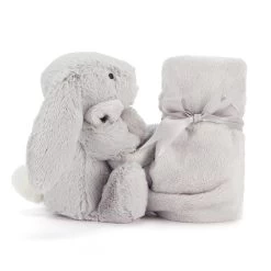 JELLYCAT Bunny Blankie; Silver -Baby Products Store JellycatSilverSootherBlankie3 TheSmallFolk