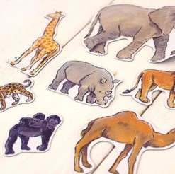 Magnetic Playset - Savannah -Baby Products Store Magnetic Jungle Game Story Board 5 The Small Folk