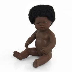 Miniland African Girl Doll - 38cm -Baby Products Store Miniland African Girl Doll 2 The Small Folk