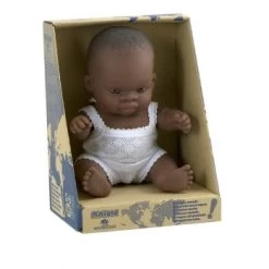 Miniland African Baby Doll - 21cm -Baby Products Store Miniland Doll African The Small Folk