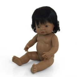 Miniland Latin American Girl Doll - 38cm -Baby Products Store Miniland Hispanic Girl 2 The Small Folk