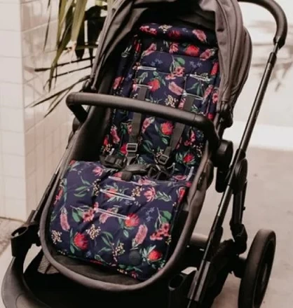 OiOi Reversible Pram Liner Botanical 3 OiOi Reversible Pram Liner Botanical