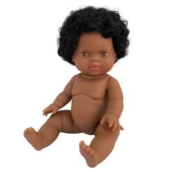 Paola Reina African Baby Girl - Faith - 34cm