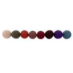 Mini Felt Balls - 2.5cm; Winter