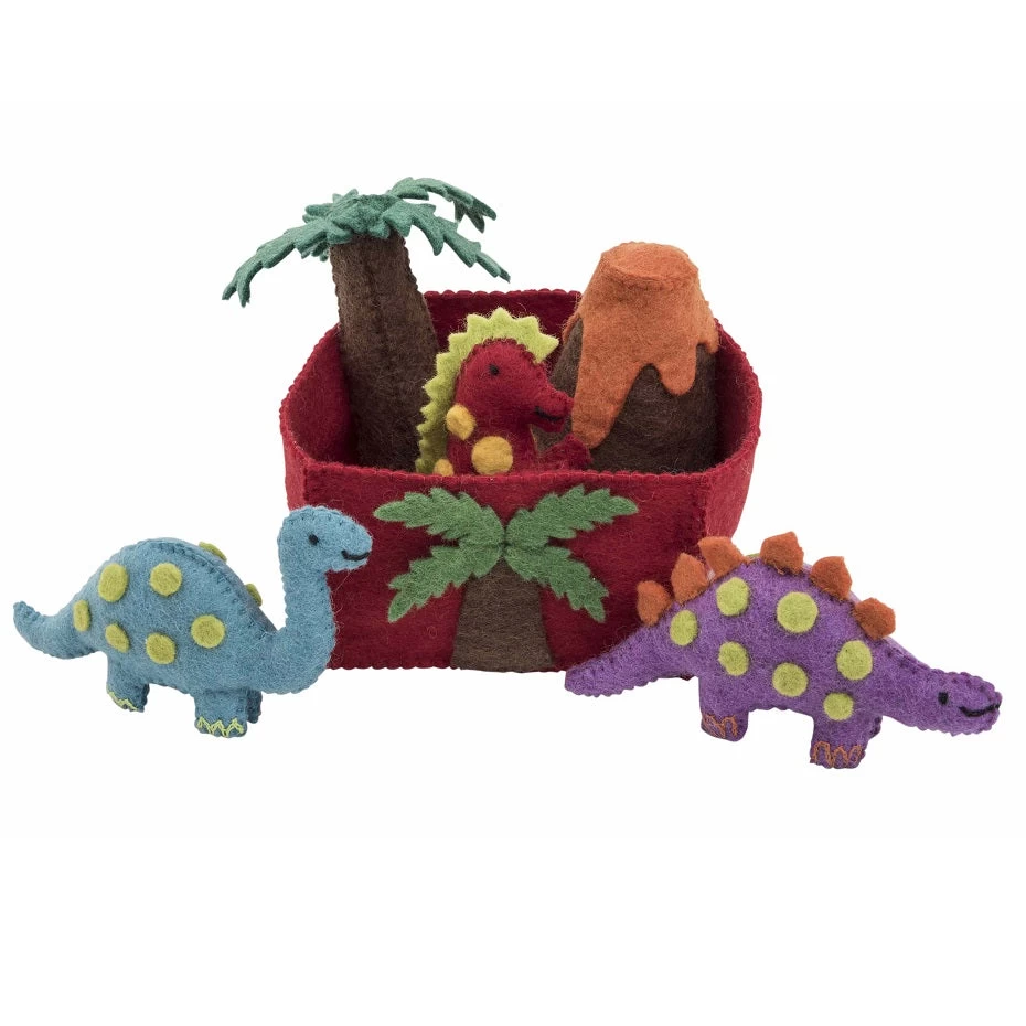 Dinosaur Felt Playset 3 Dinosaur Felt Playset