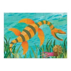Mudpuppy Rhomaleosaurus Dinosaur Mini Puzzle - 48 Piece