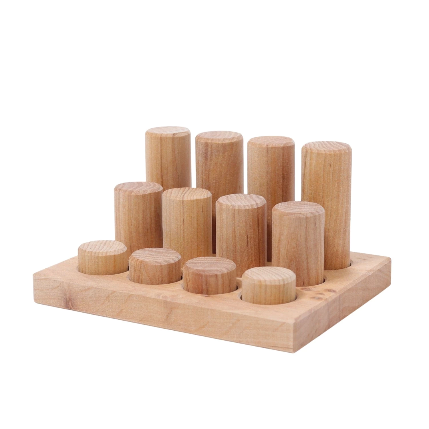 Small Stacking Rollers - Natural 3 Small Stacking Rollers - Natural