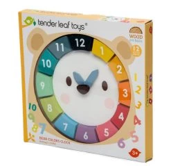 Tender Leaf Toys Bear Colours Clock -Baby Products Store TenderLeafToysBearColoursClock3 TheSmallFolk