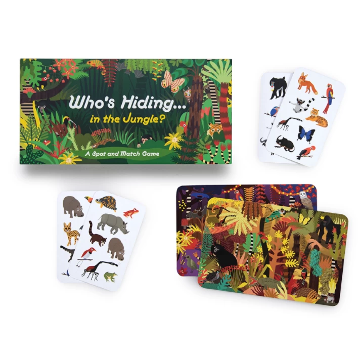 Who's Hiding In The Jungle Matching Game 4 Who's Hiding In The Jungle Matching Game - Image 2