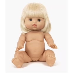 Paola Reina Caucasian Blonde Baby Girl - Angel - 34cm
